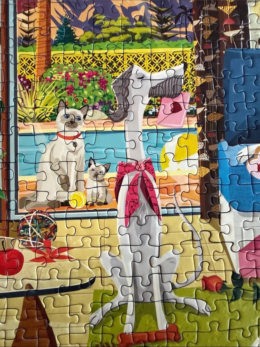 Puzzle by Ravensburger. 500ct. Pets of Palm Springs